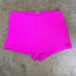 Good American Vibrant Pink Bikini Bottoms